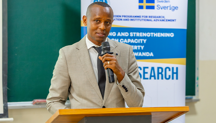 Prof. Etienne Ruvebana, Senior Research Coordinator of the UR-Sweden Programme,.png