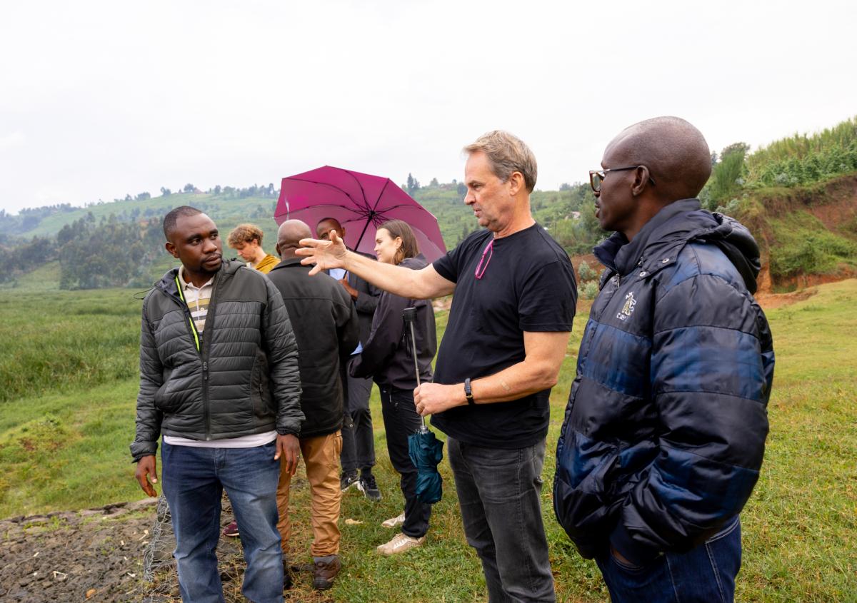 Professor Magnus Larson, from the Water Resources Engineering Division at Lund University, also serves as Joseph’s supervisor.JPG