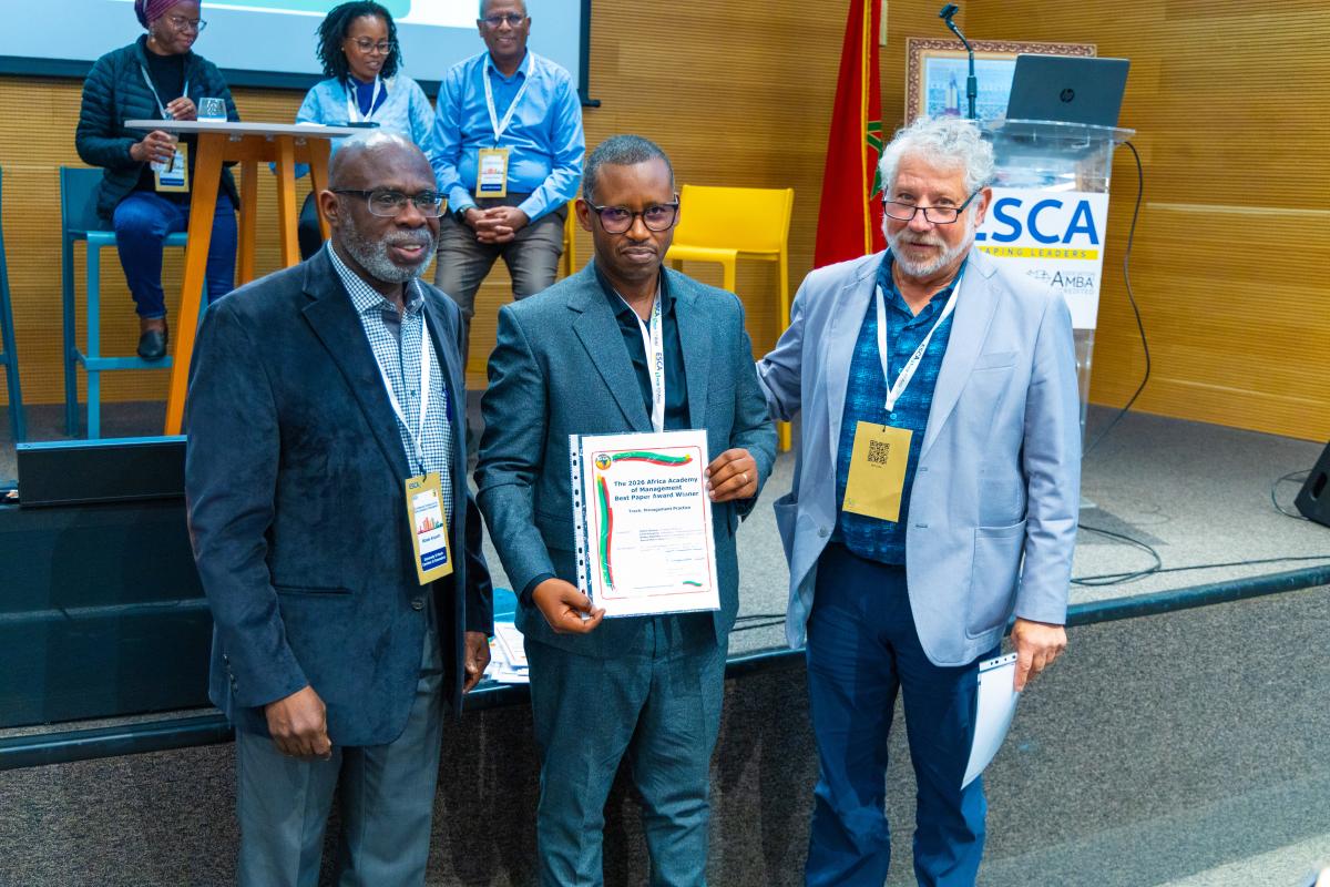 Shyaka is pursuing his PhD in Management jointly at the University of Rwanda and Jönköping International Business School.jpeg